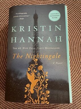 The Nightingale Hardcover Book - Teal and Gold
